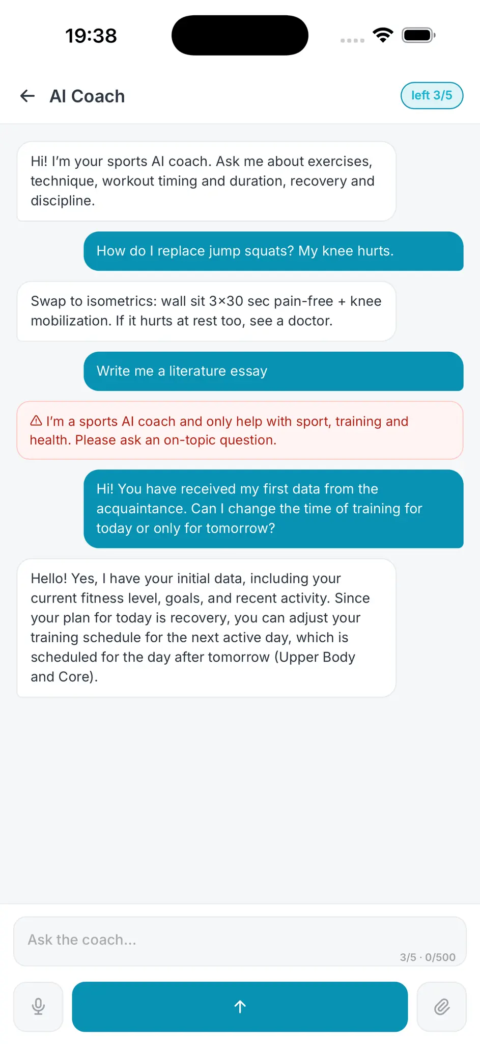 Screenshot 3 of Sport.Pro — AI Coach & Workout