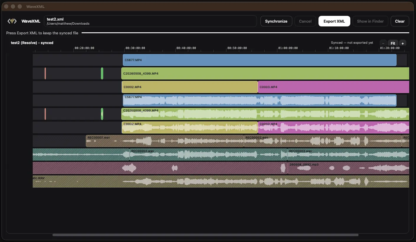 Screenshot 1 of WaveXML