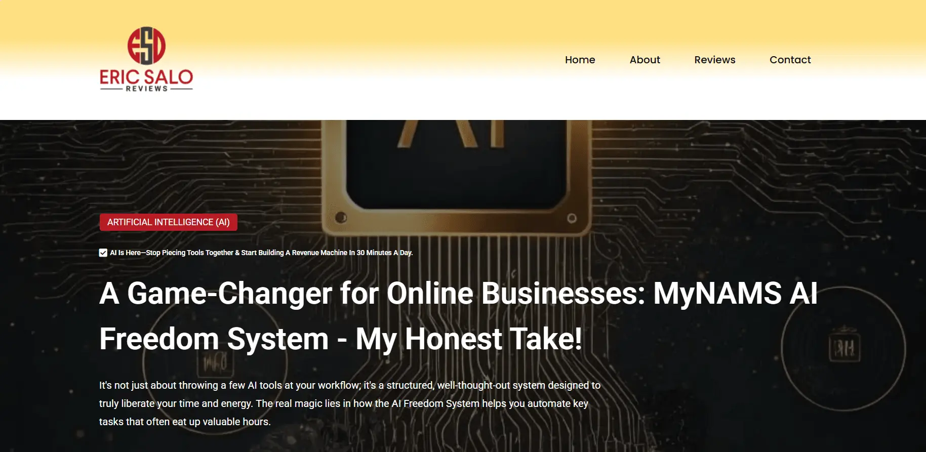 Screenshot 2 of Eric Salo Reviews