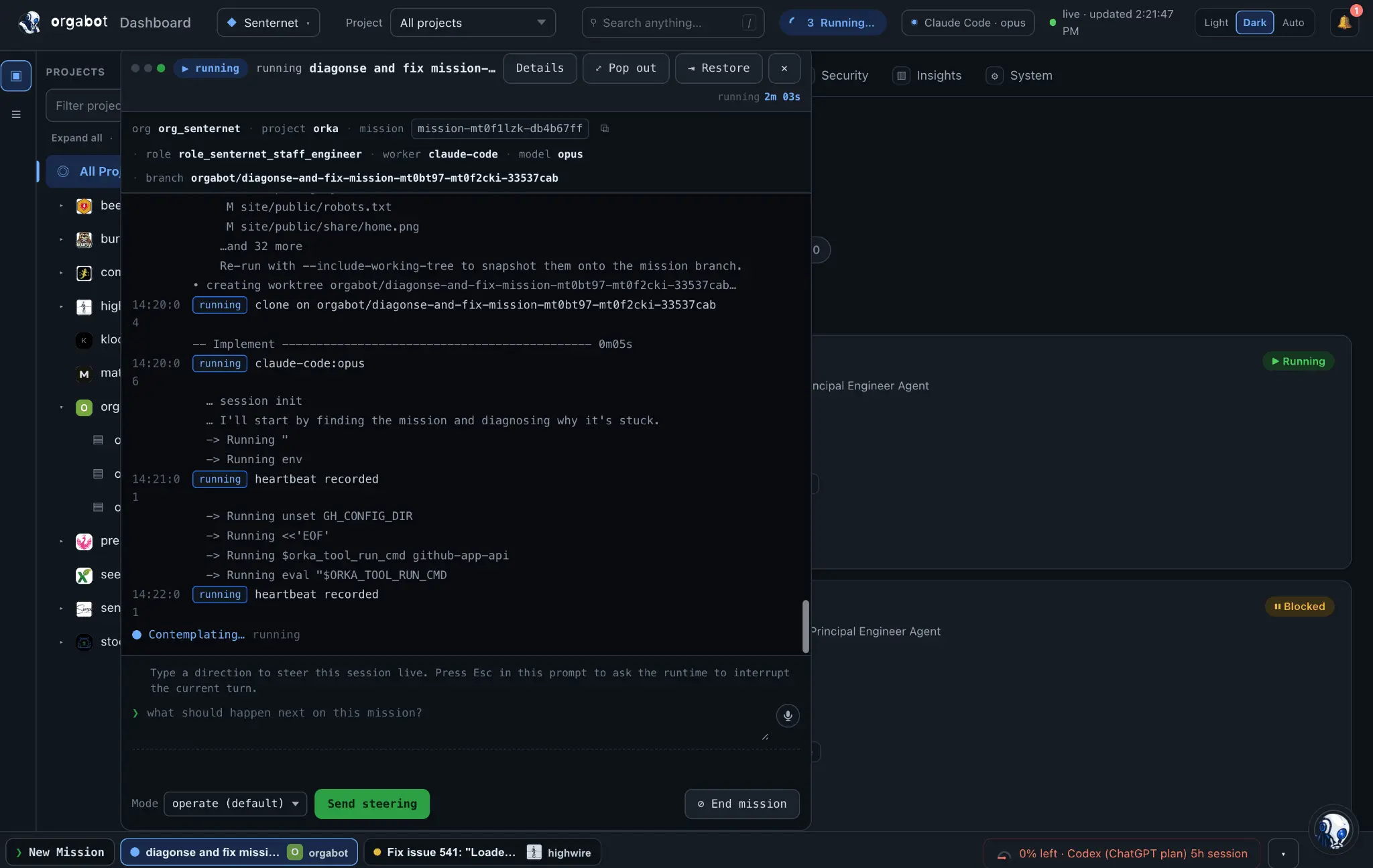 Screenshot 4 of Orgabot