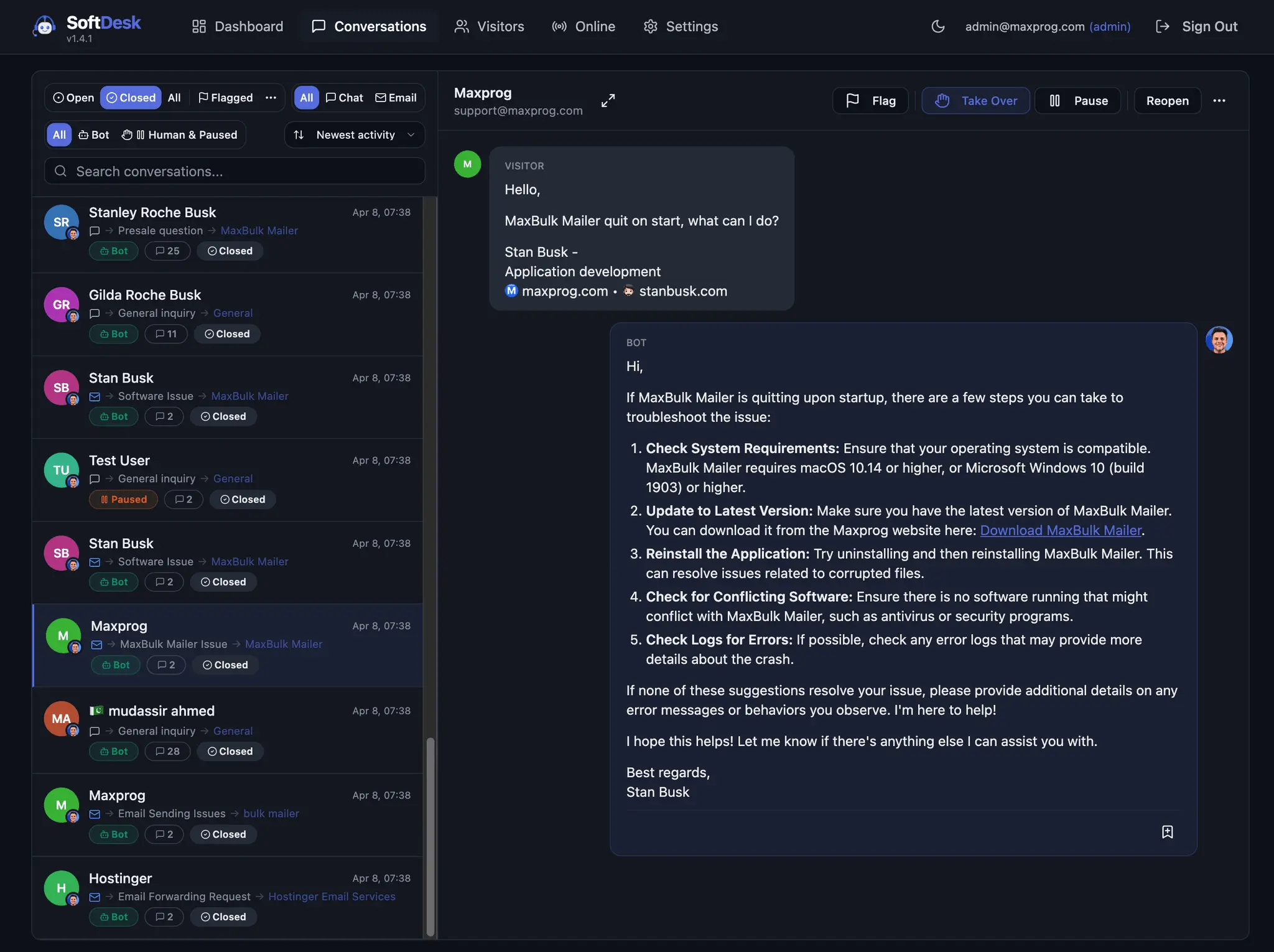 Screenshot 3 of SoftDesk