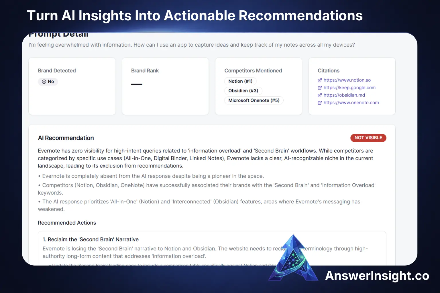 Screenshot 1 of Answer Insight