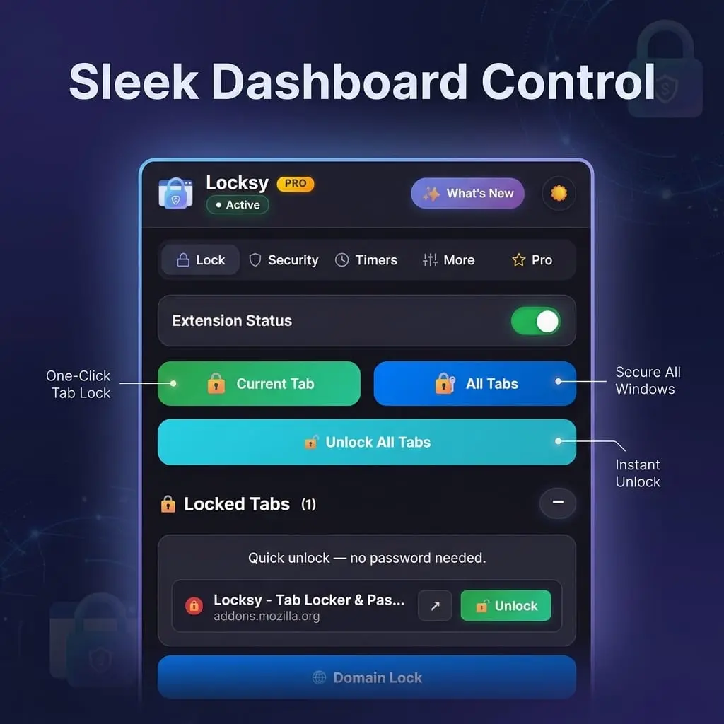 Screenshot 3 of Locksy: Tab Locker & Password Protection