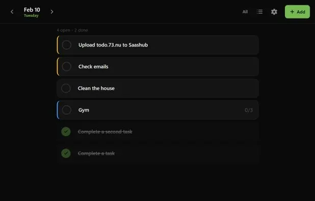 Screenshot 2 of TODO