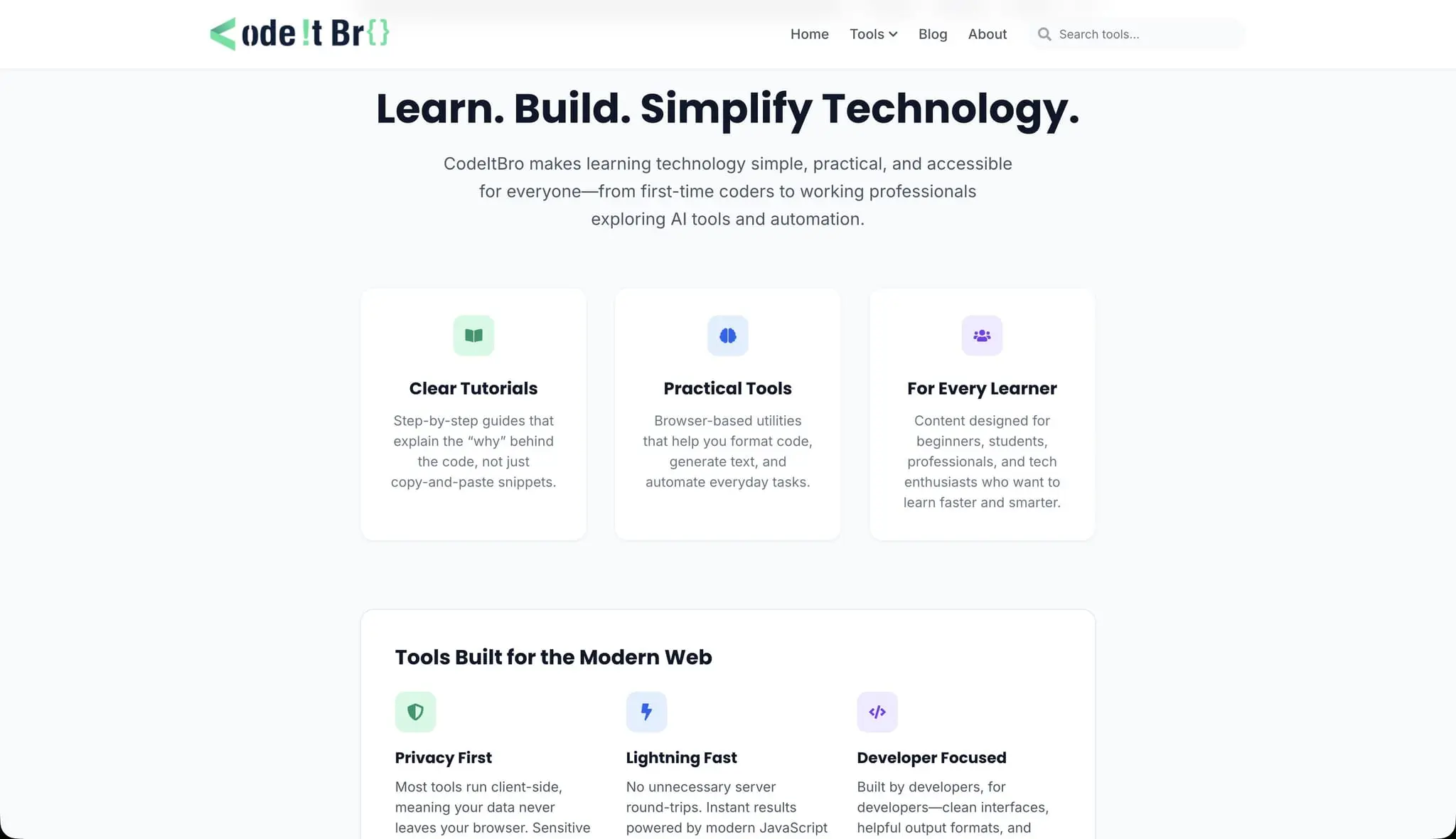 Screenshot 3 of CodeItBro - Free Online Developer Tools