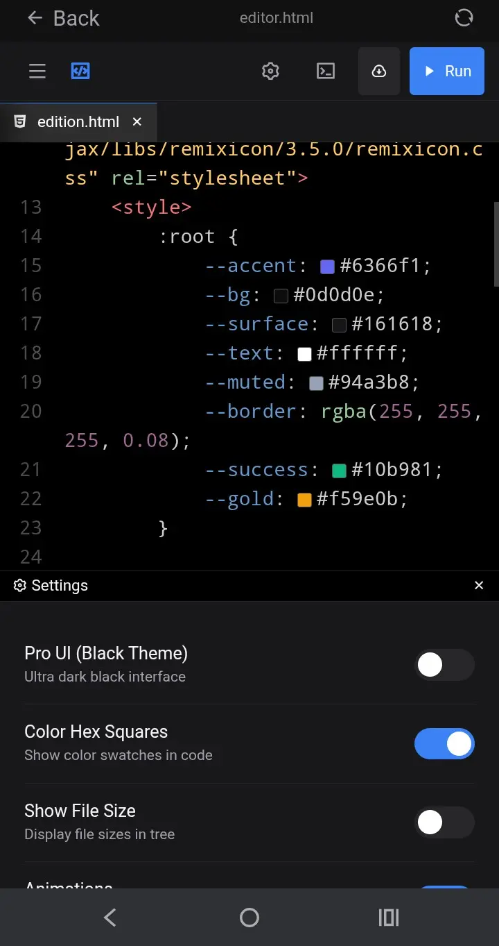 Screenshot 3 of Beyoneer IDE