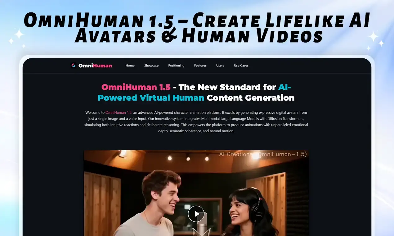 Screenshot 1 of OmniHuman 1.5