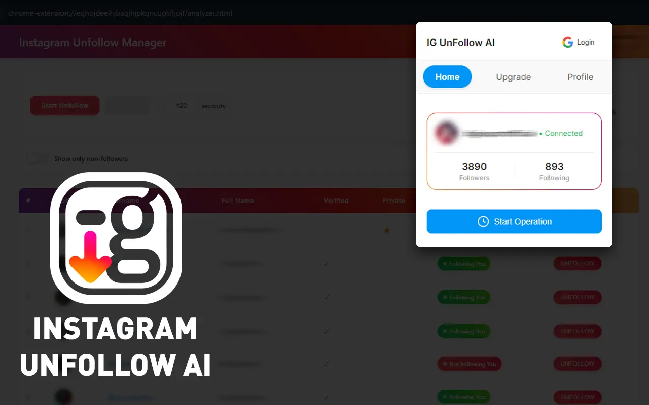 Screenshot 3 of Instagram Unfollow AI