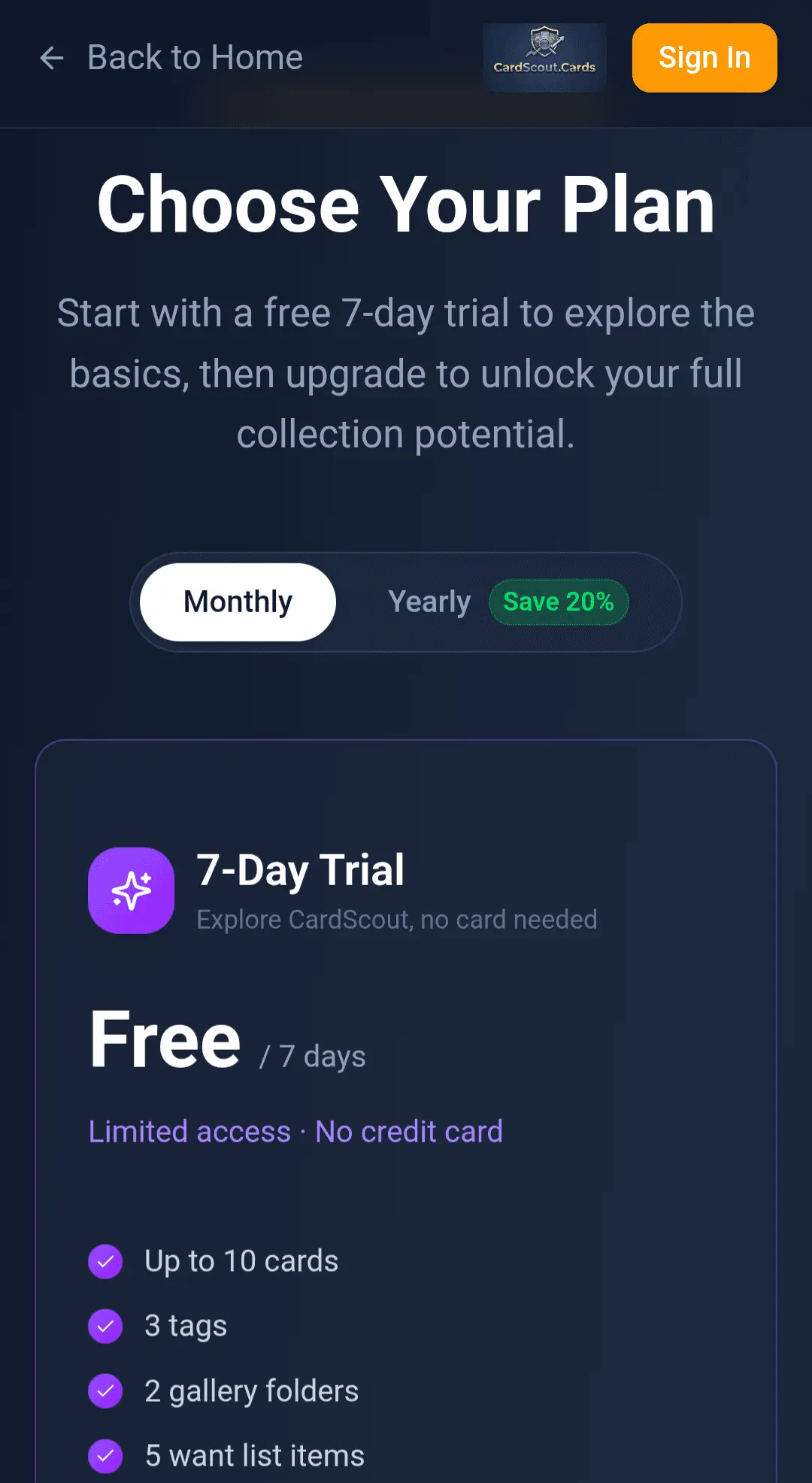 Screenshot 4 of CardScout