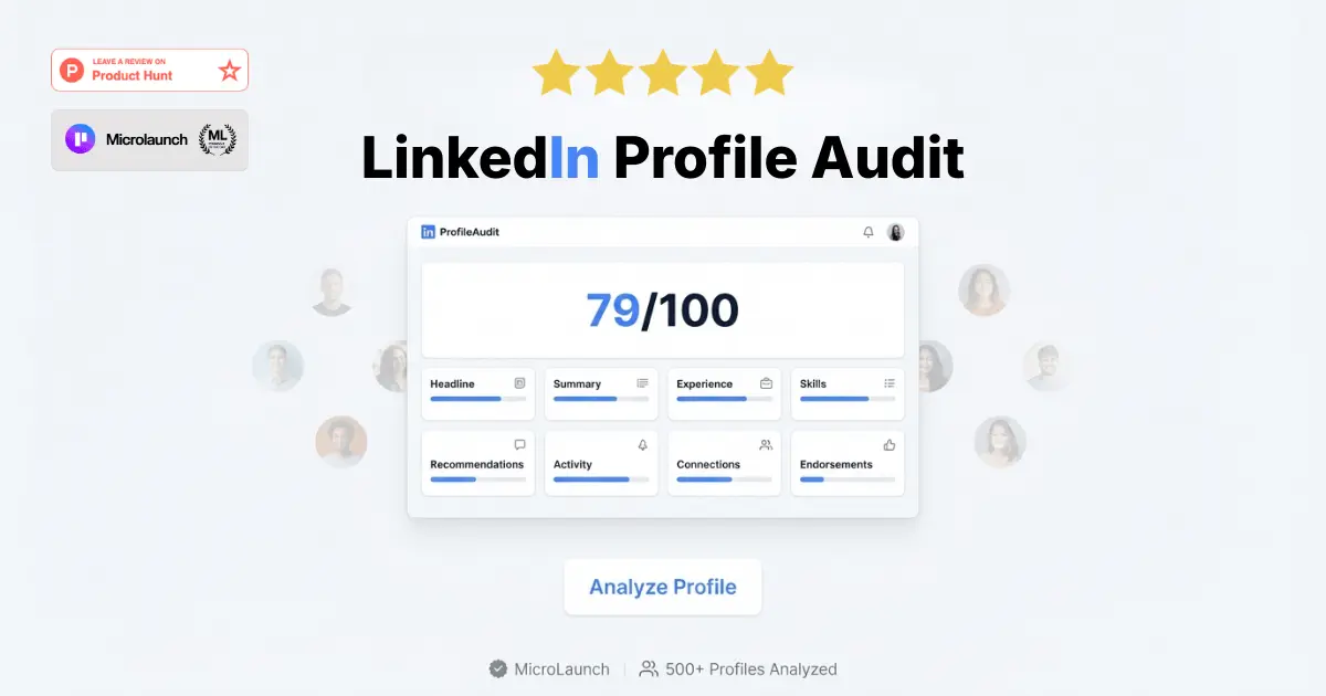 Screenshot 1 of ProfileAudit