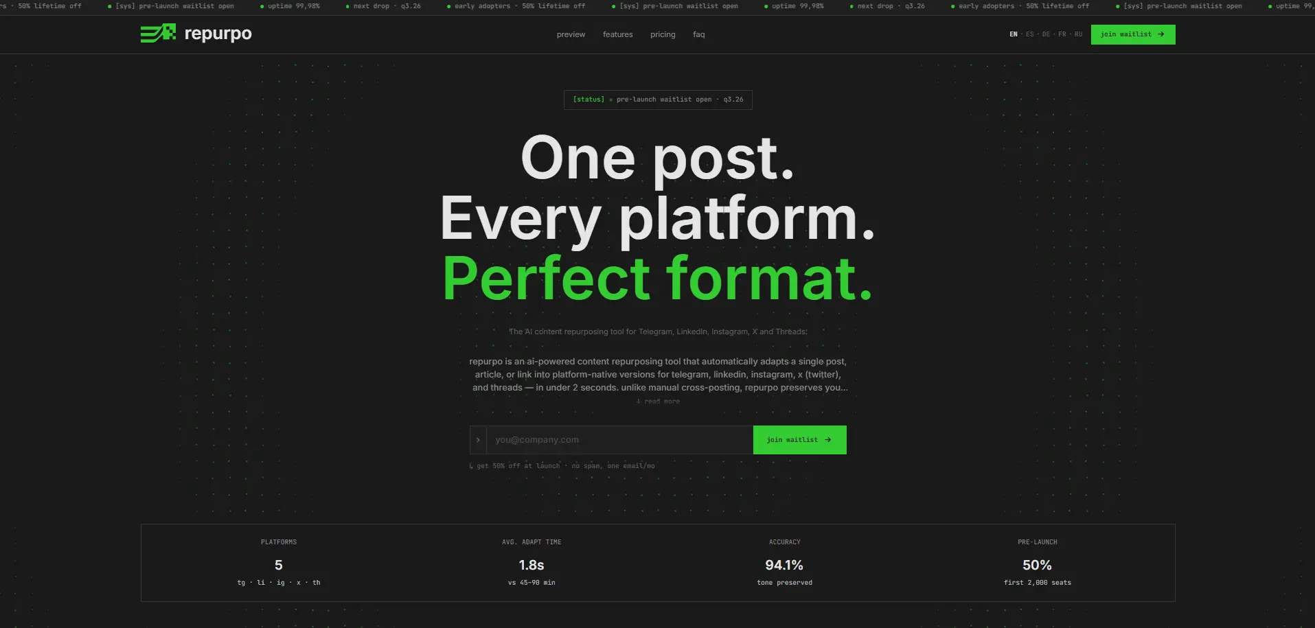 Screenshot 1 of Repurpo