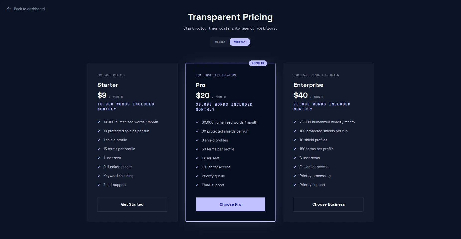 Screenshot 2 of HumanizerPro