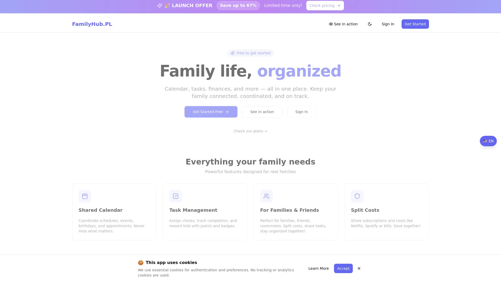 Screenshot 1 of FamilyHub