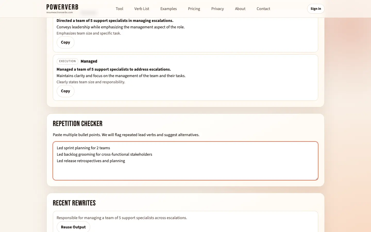 Screenshot 4 of PowerVerb