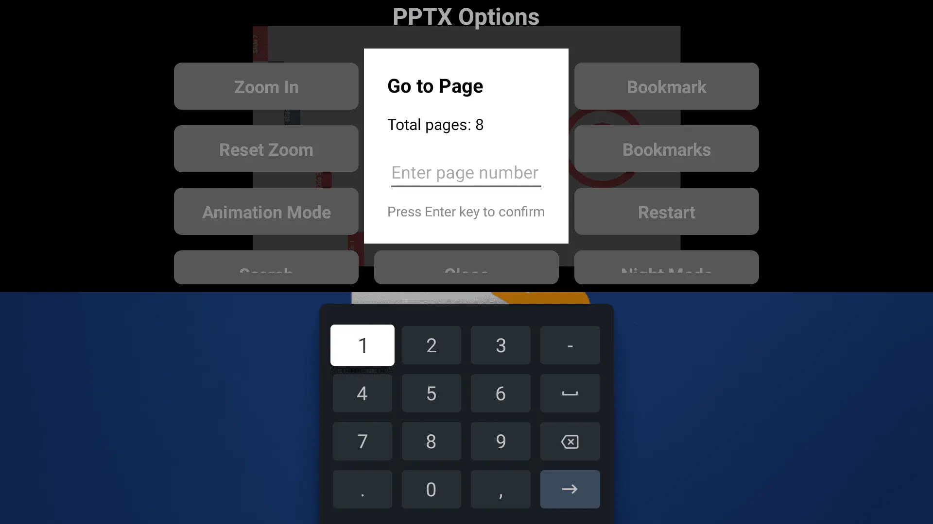 Screenshot 5 of TV PPTX Viewer