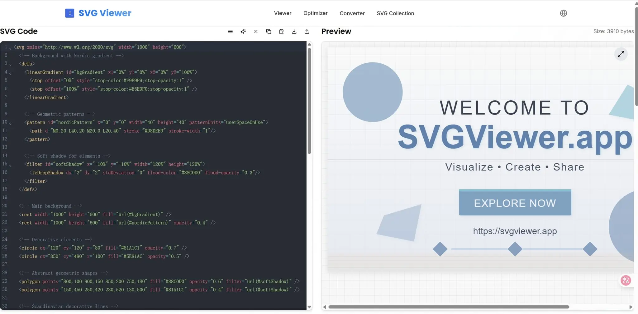 Screenshot 1 of SVG Converter