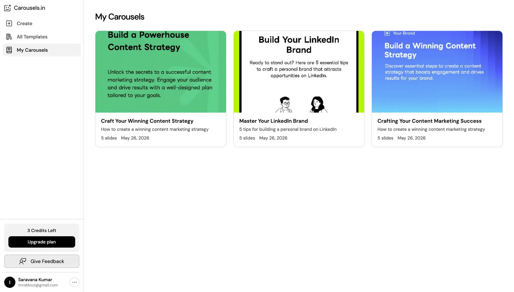 Screenshot 4 of Carousels.in
