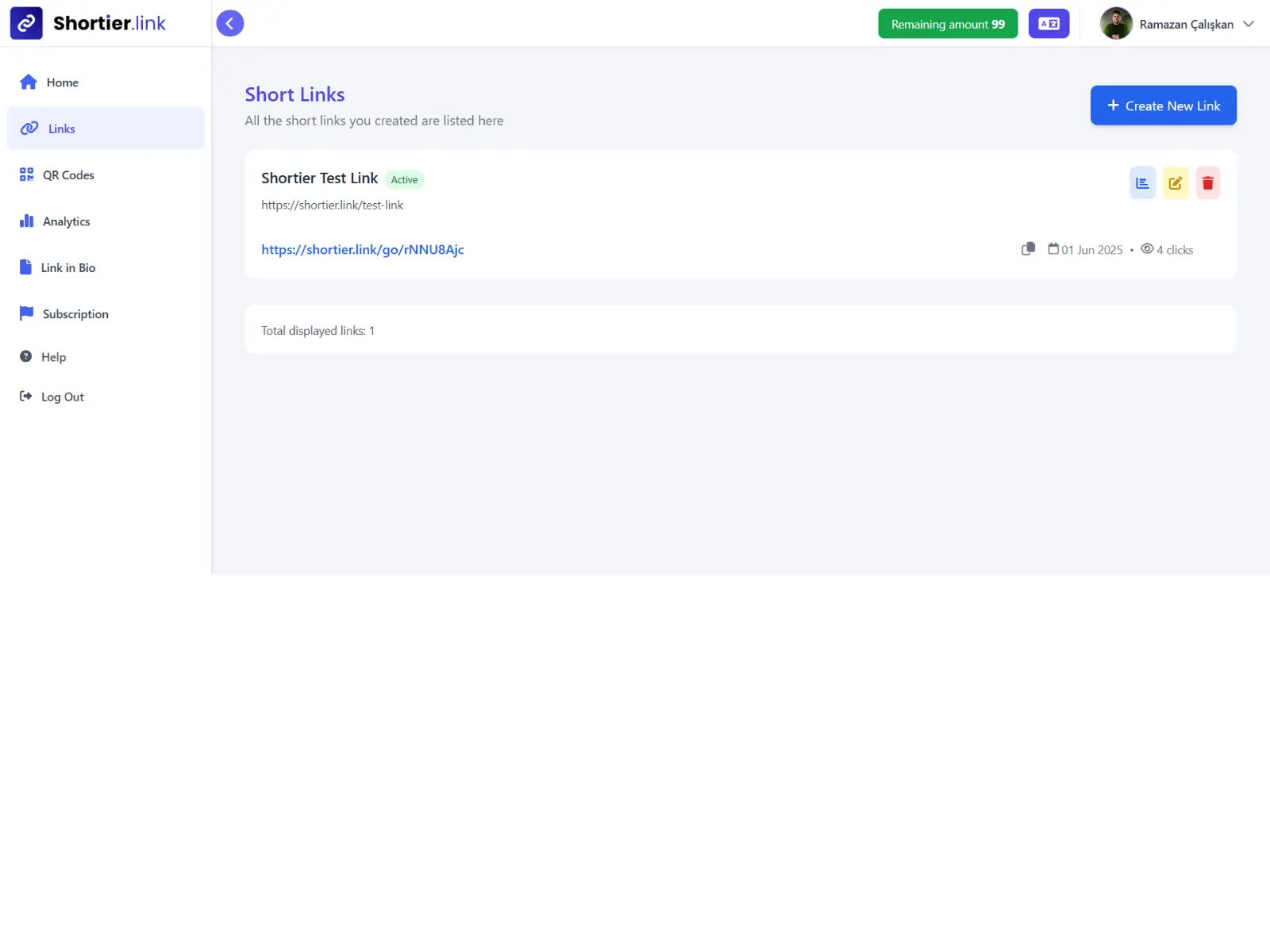 Screenshot 2 of Shortier.link