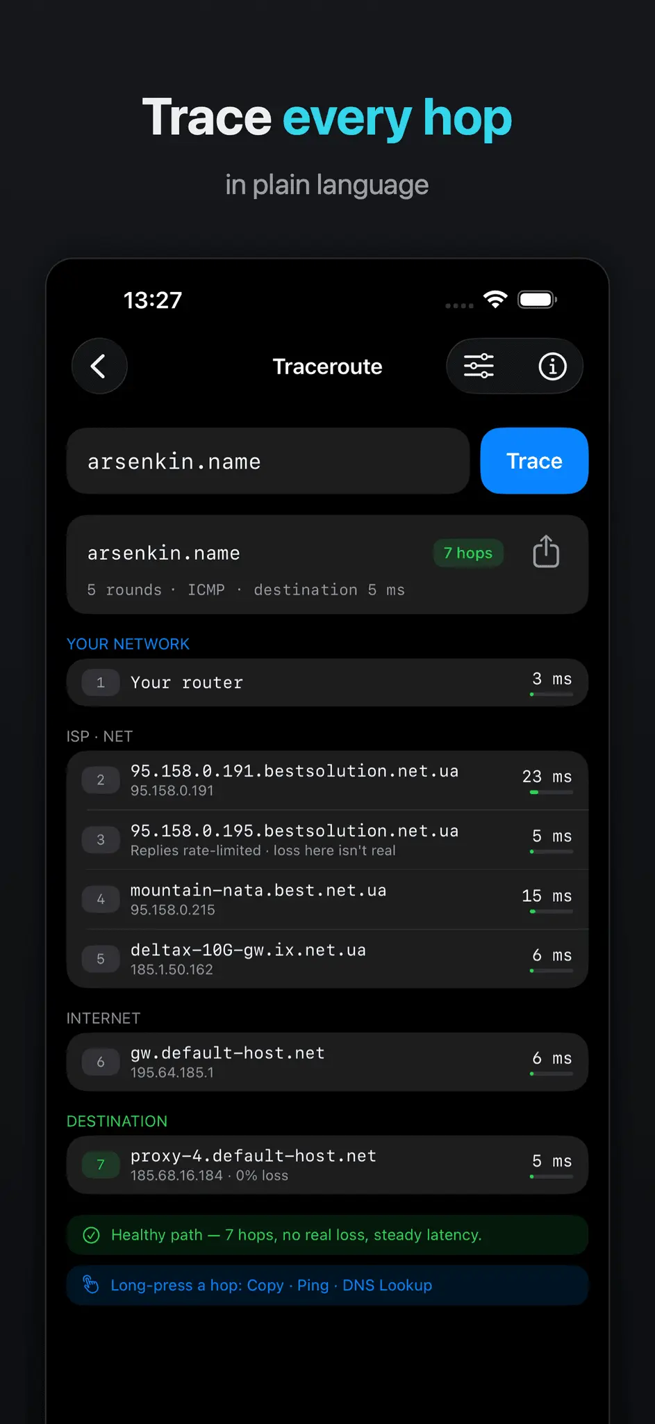 Screenshot 6 of Radien: Network Toolbox