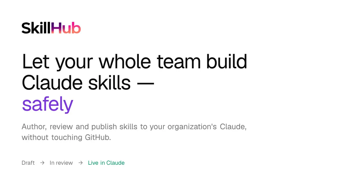 Screenshot 1 of SkillHub