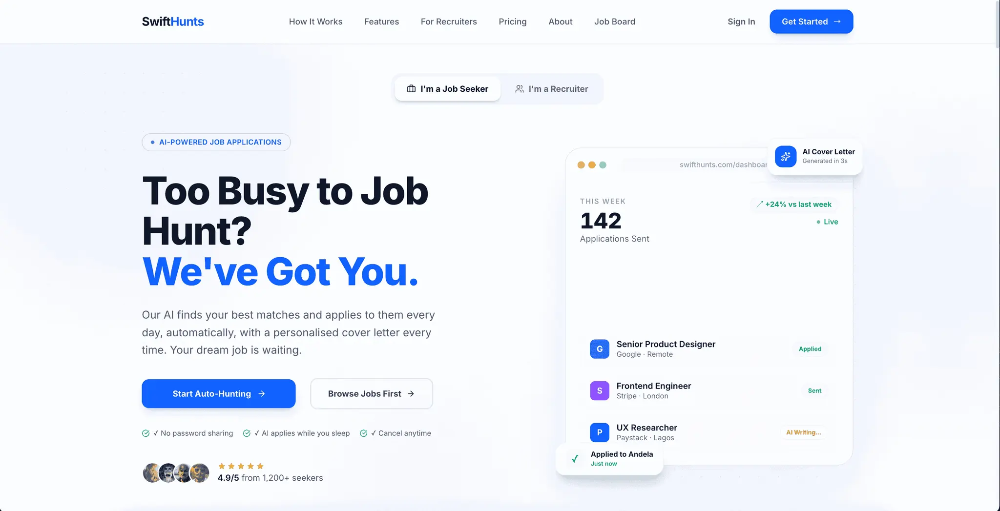 Screenshot 1 of SwiftHunt