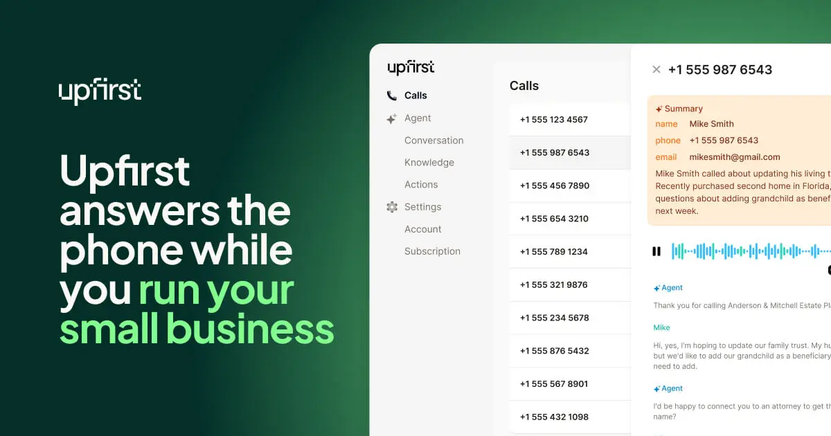 Screenshot 1 of Upfirst