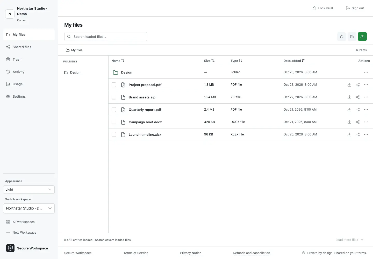 Screenshot 2 of Secure Workspace