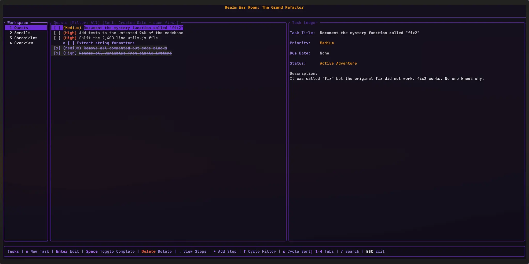 Screenshot 8 of QUESTLINE