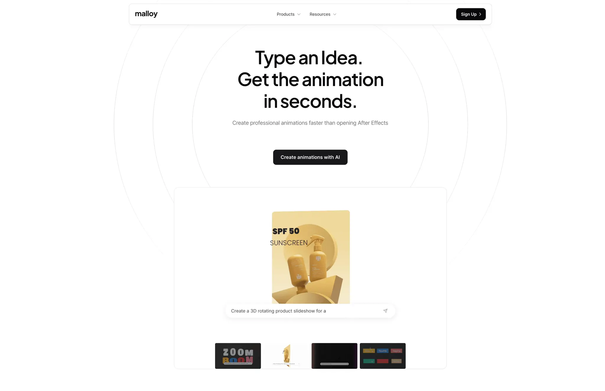 Screenshot 1 of Malloy - AI Motion Designer