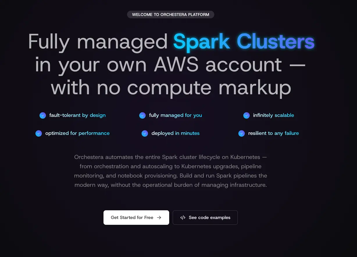 Screenshot 4 of Orchestera - Managed Apache Spark on K8s