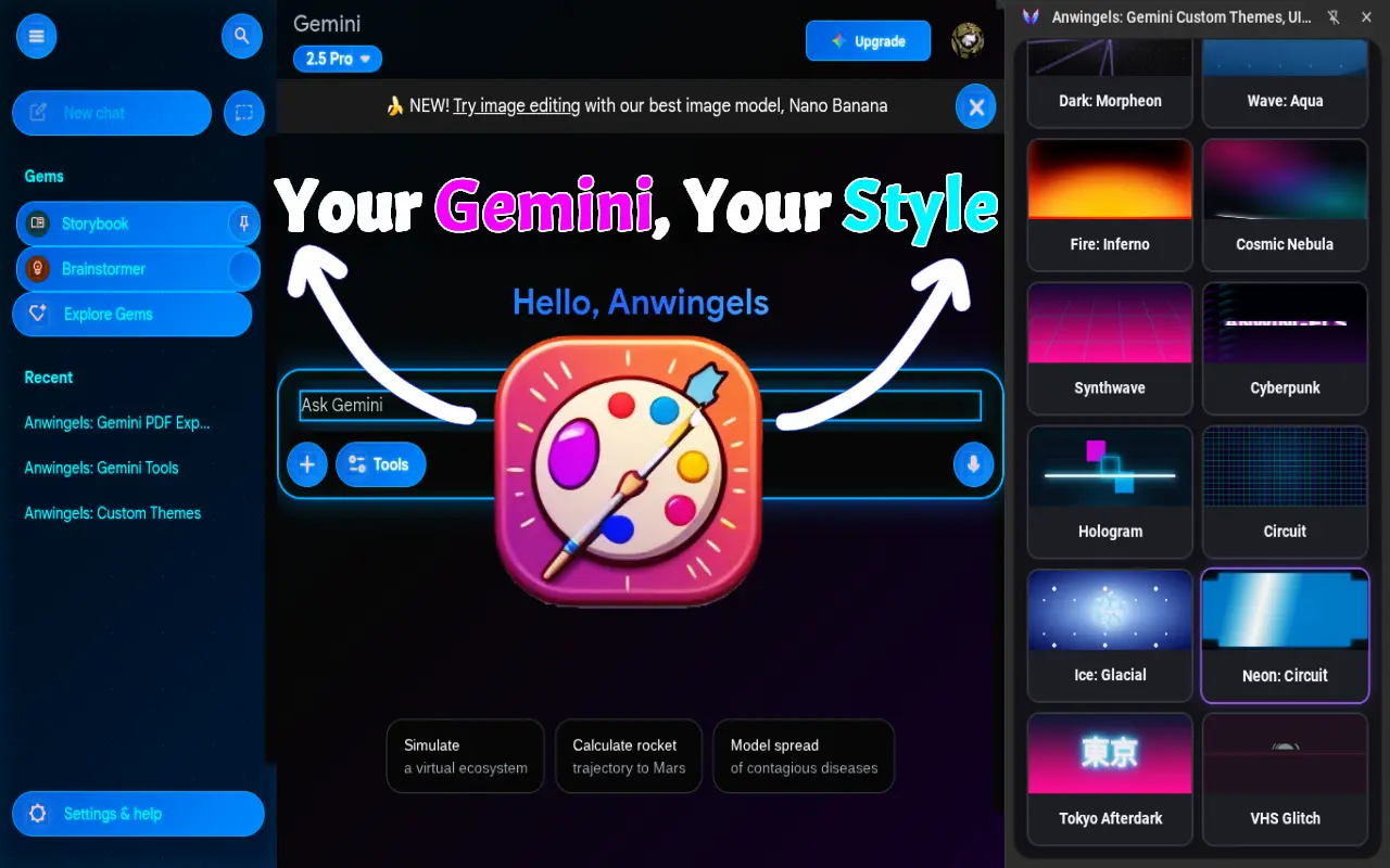 Screenshot 4 of Anwingels: Premium Themes, Live Editor
