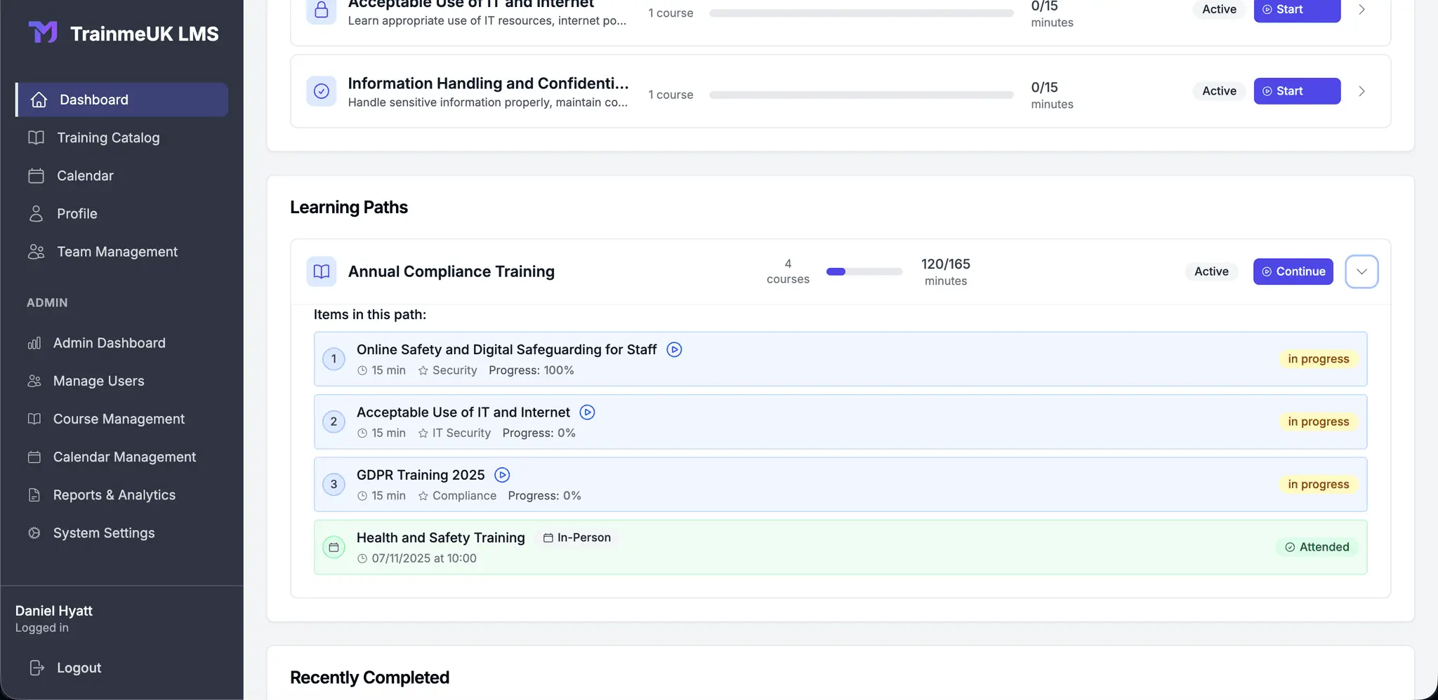 Screenshot 3 of TrainMe UK