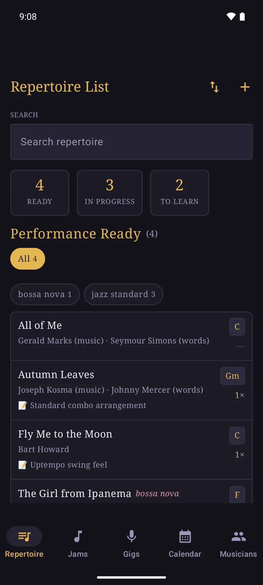 Screenshot 1 of Rep Jam Gig