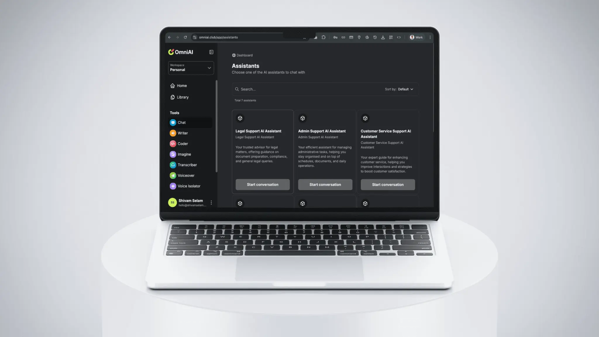 Screenshot 2 of omniai.club