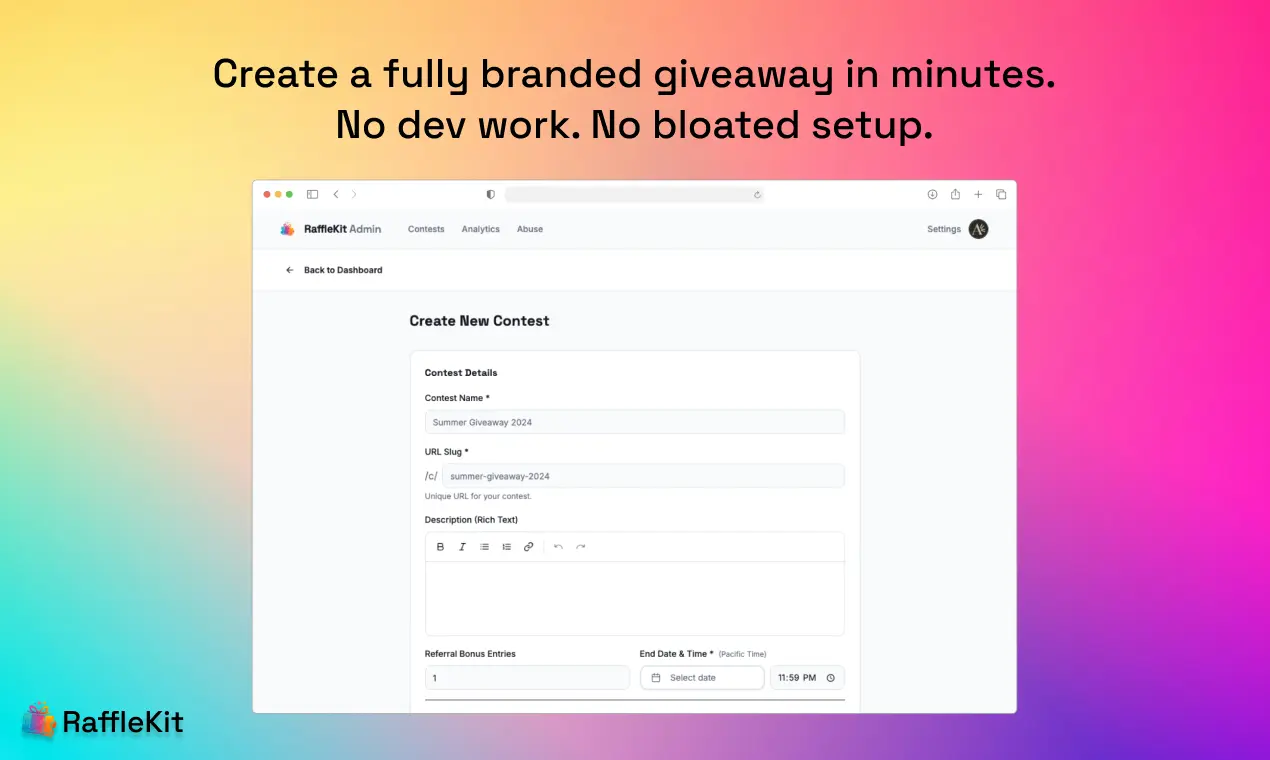 Screenshot 1 of RaffleKit