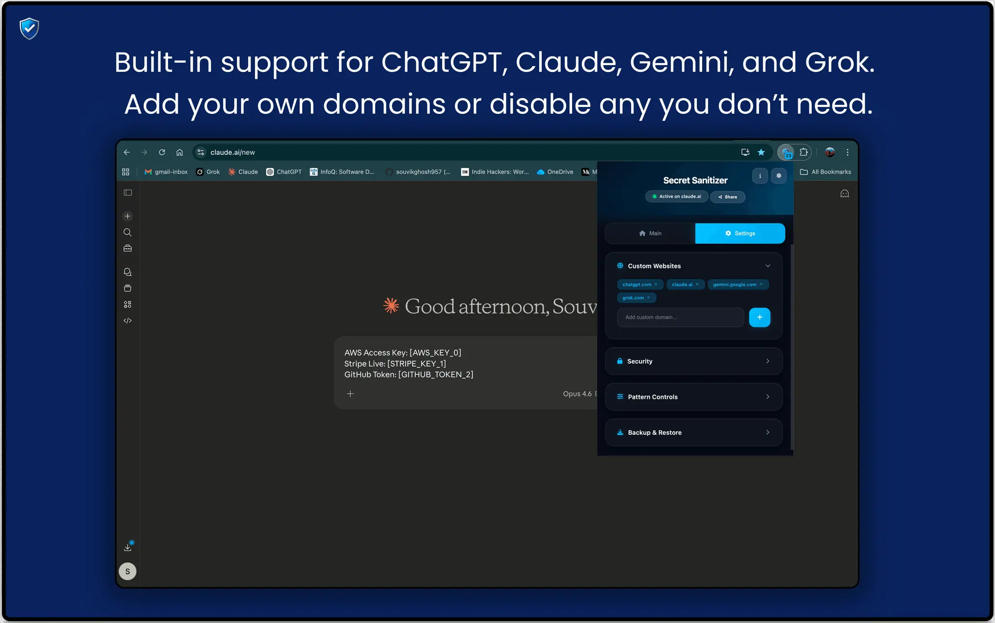 Screenshot 4 of Secret Sanitizer
