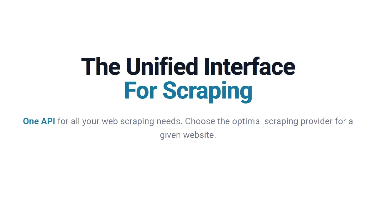 Screenshot 1 of ScrapeRouter