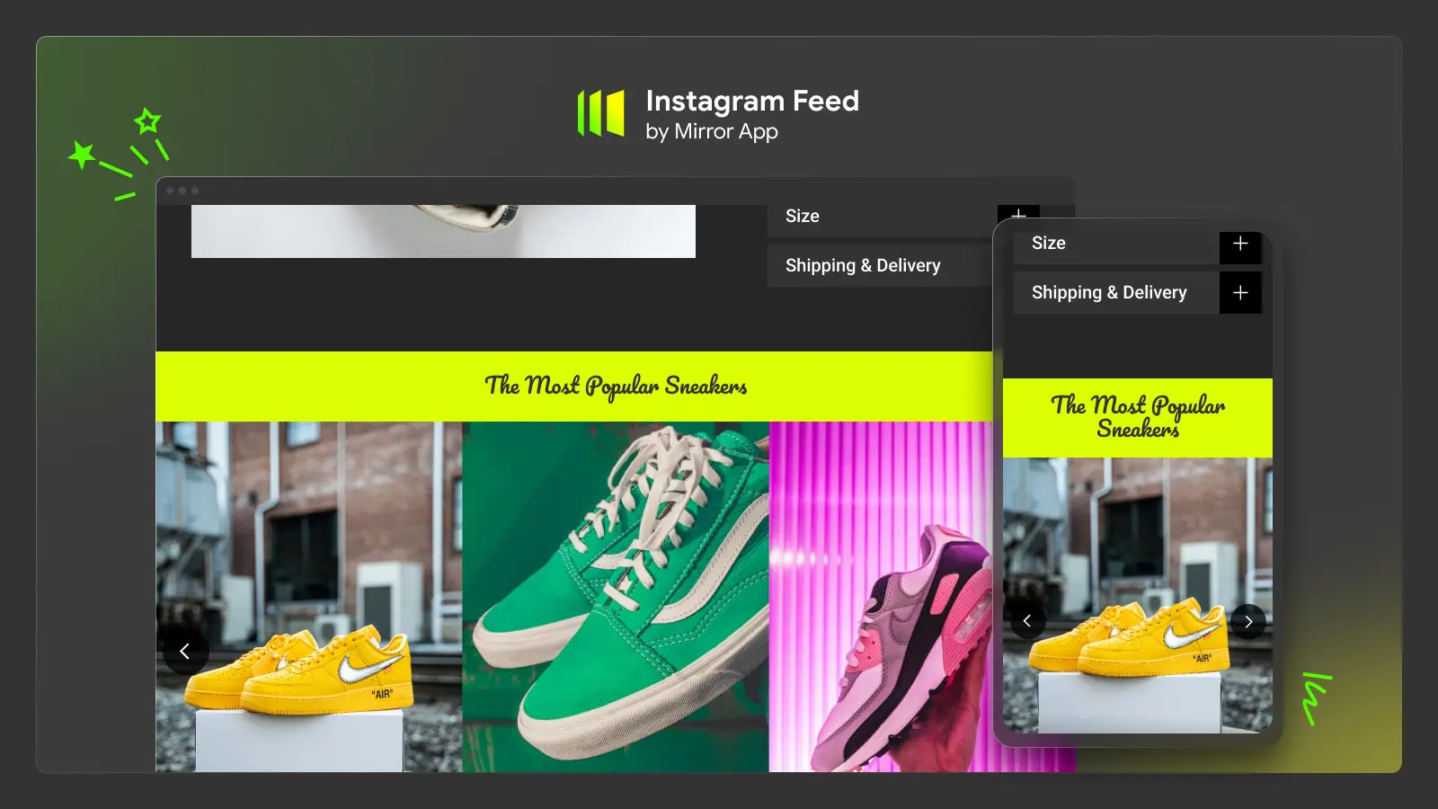 Screenshot 3 of Mirror App. Instagram Feed Widget