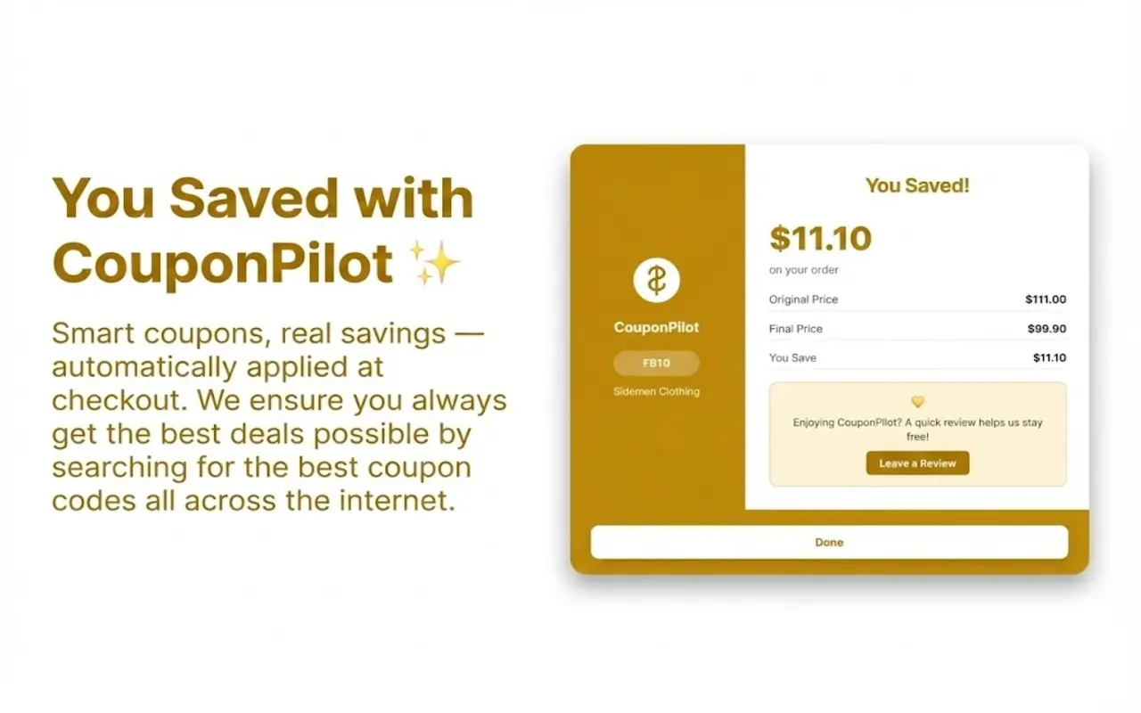 Screenshot 1 of CouponPilot