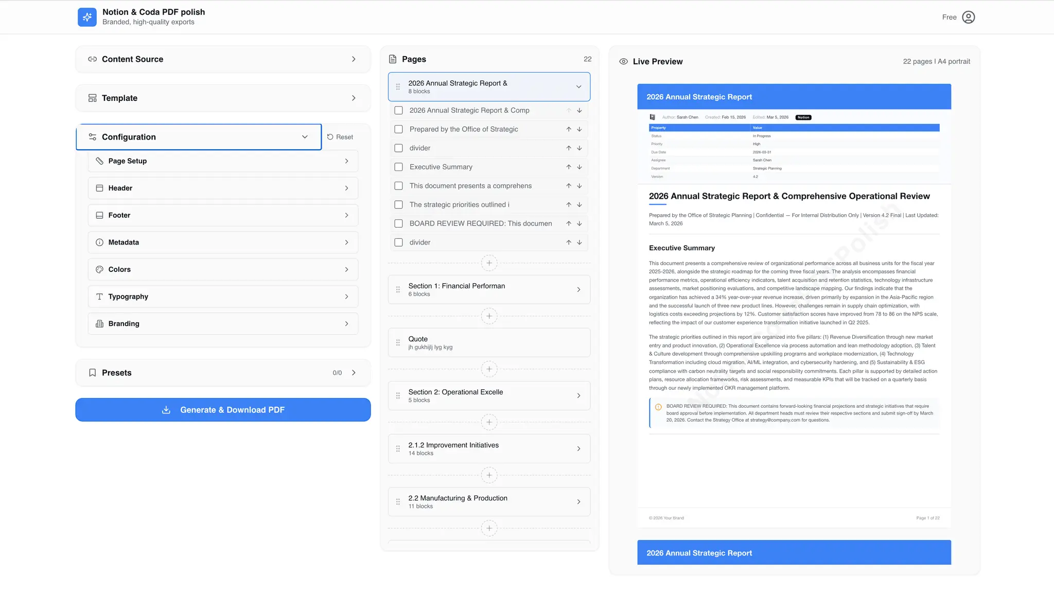 Screenshot 3 of NotionCodaPDF