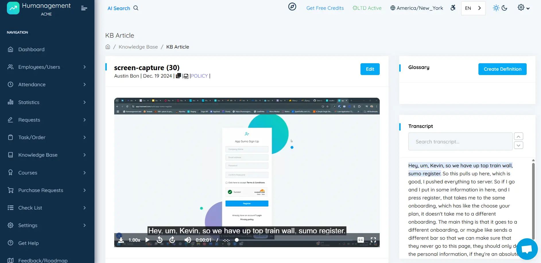 Screenshot 2 of Huamangement.io
