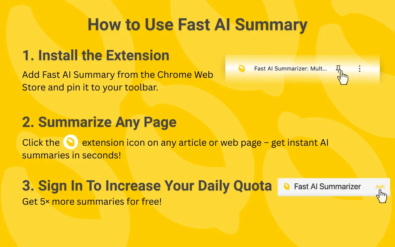 Screenshot 6 of Fast AI Summarizer ext