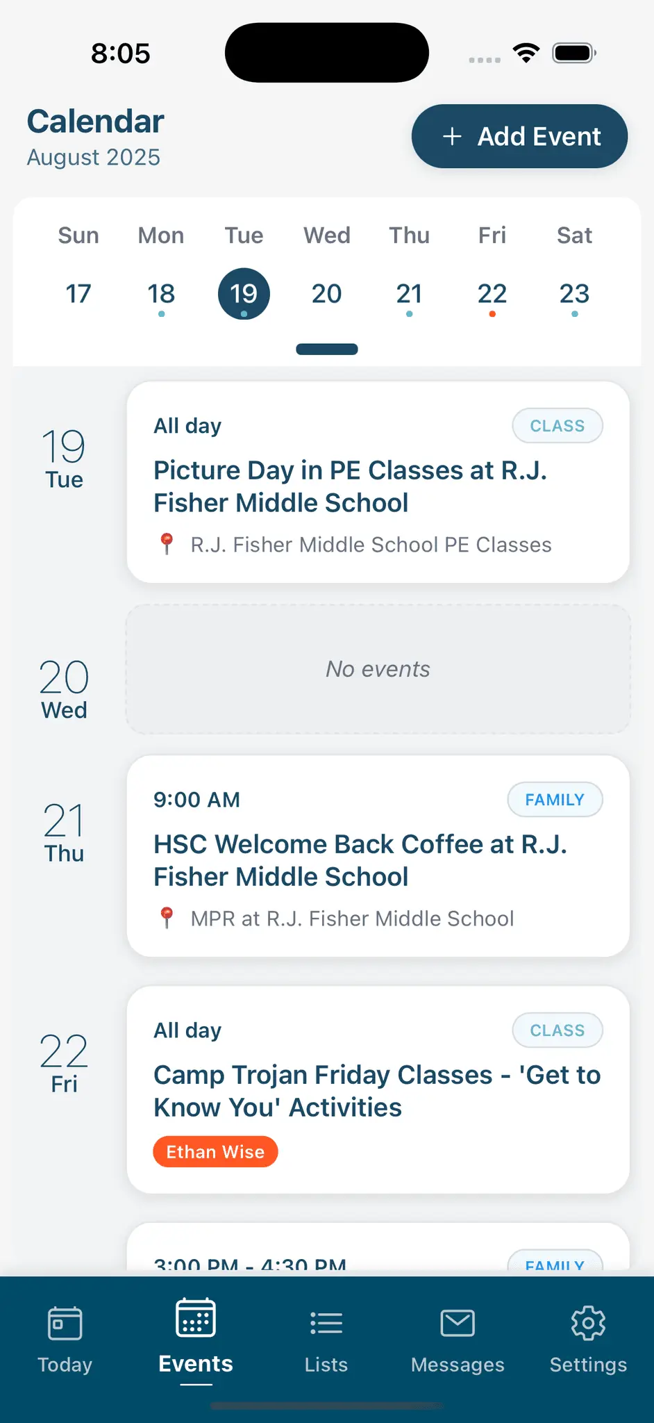Screenshot 2 of Sense - AI Family Organizer