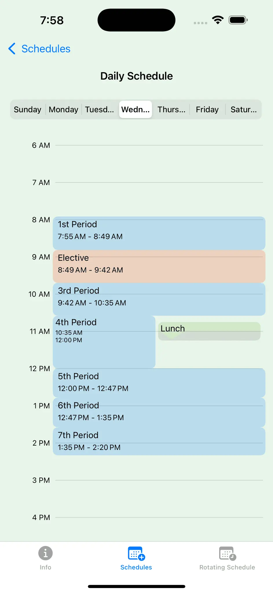 Screenshot 5 of iSchedulEDU