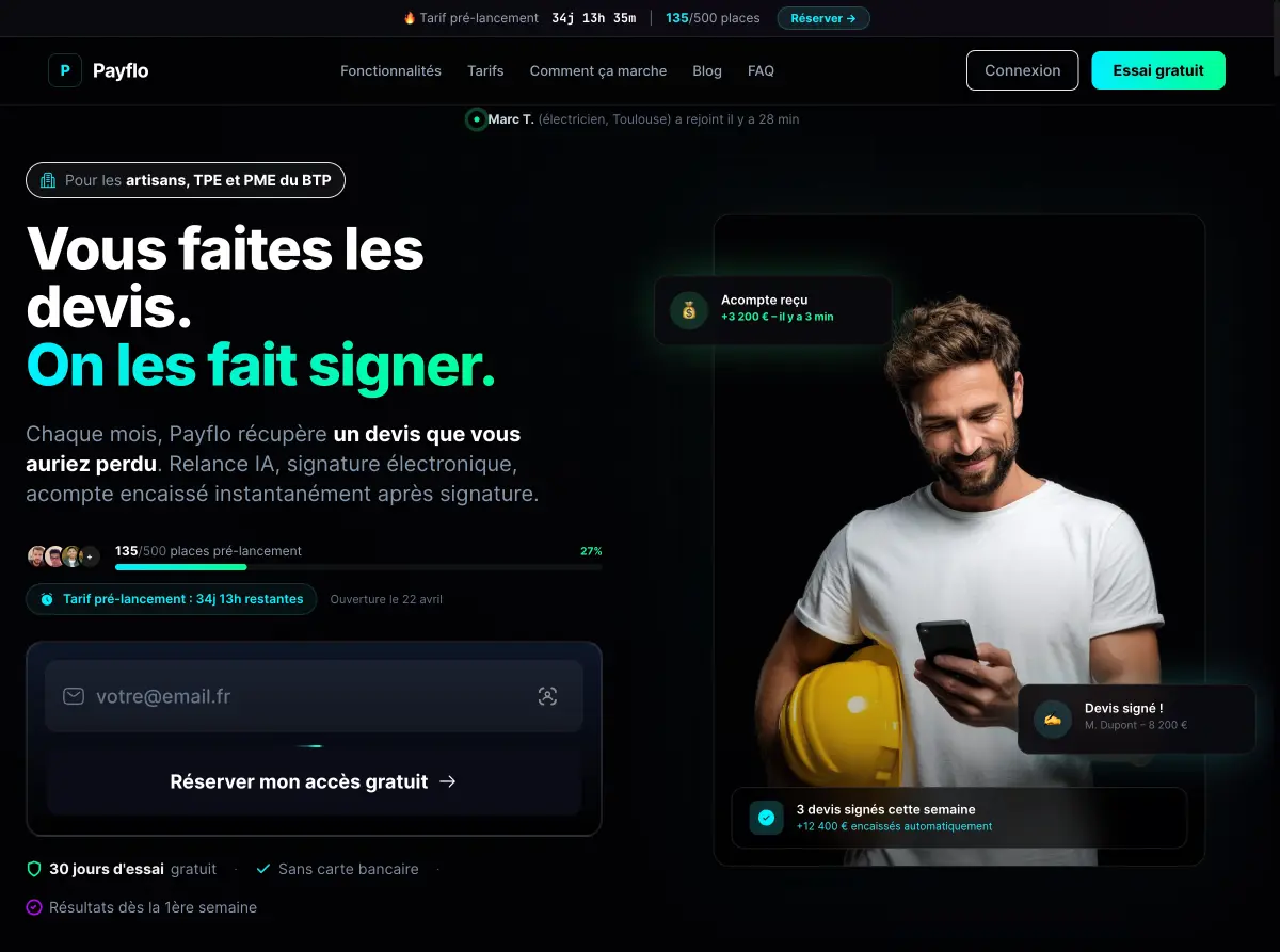 Screenshot 1 of payflo