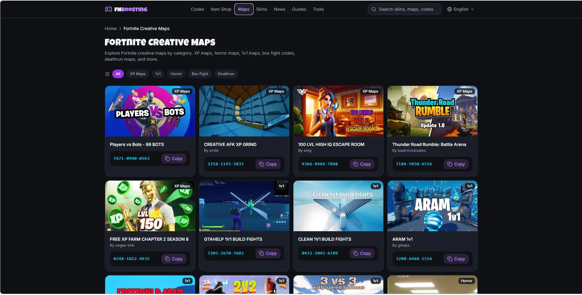Screenshot 1 of FNBoosting - Free Fortnite Tools & Stats