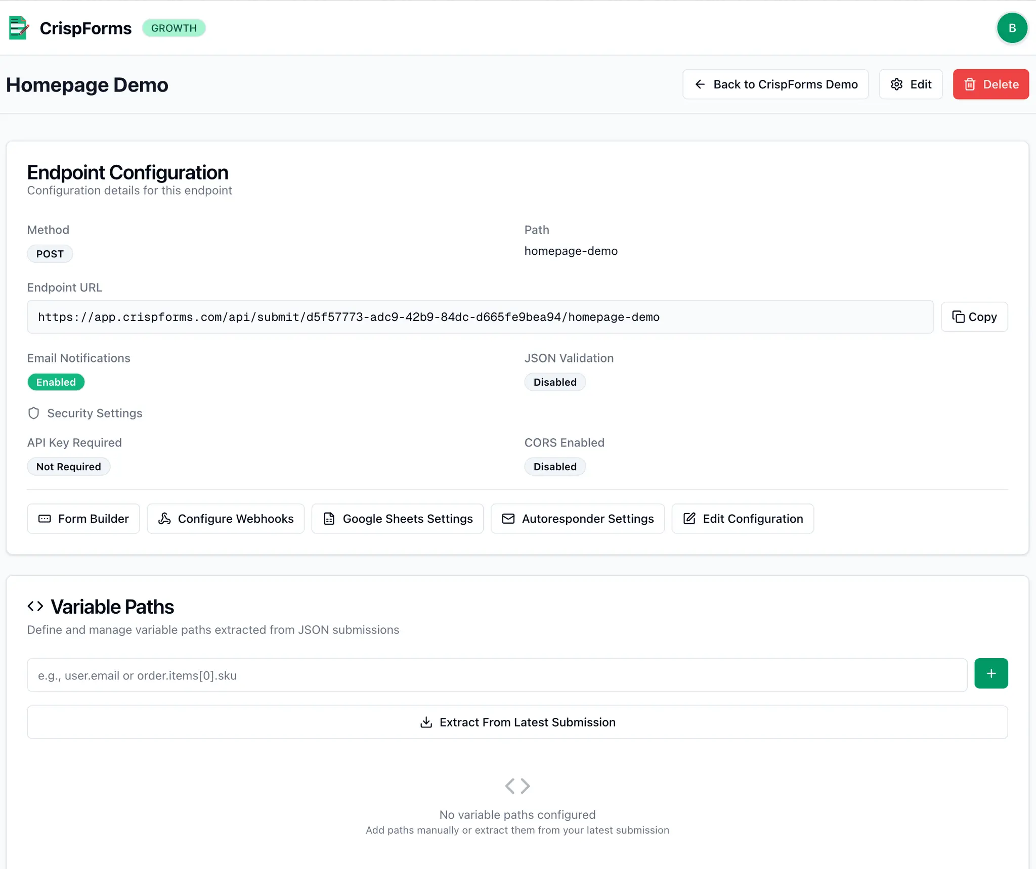 Screenshot 2 of CrispForms