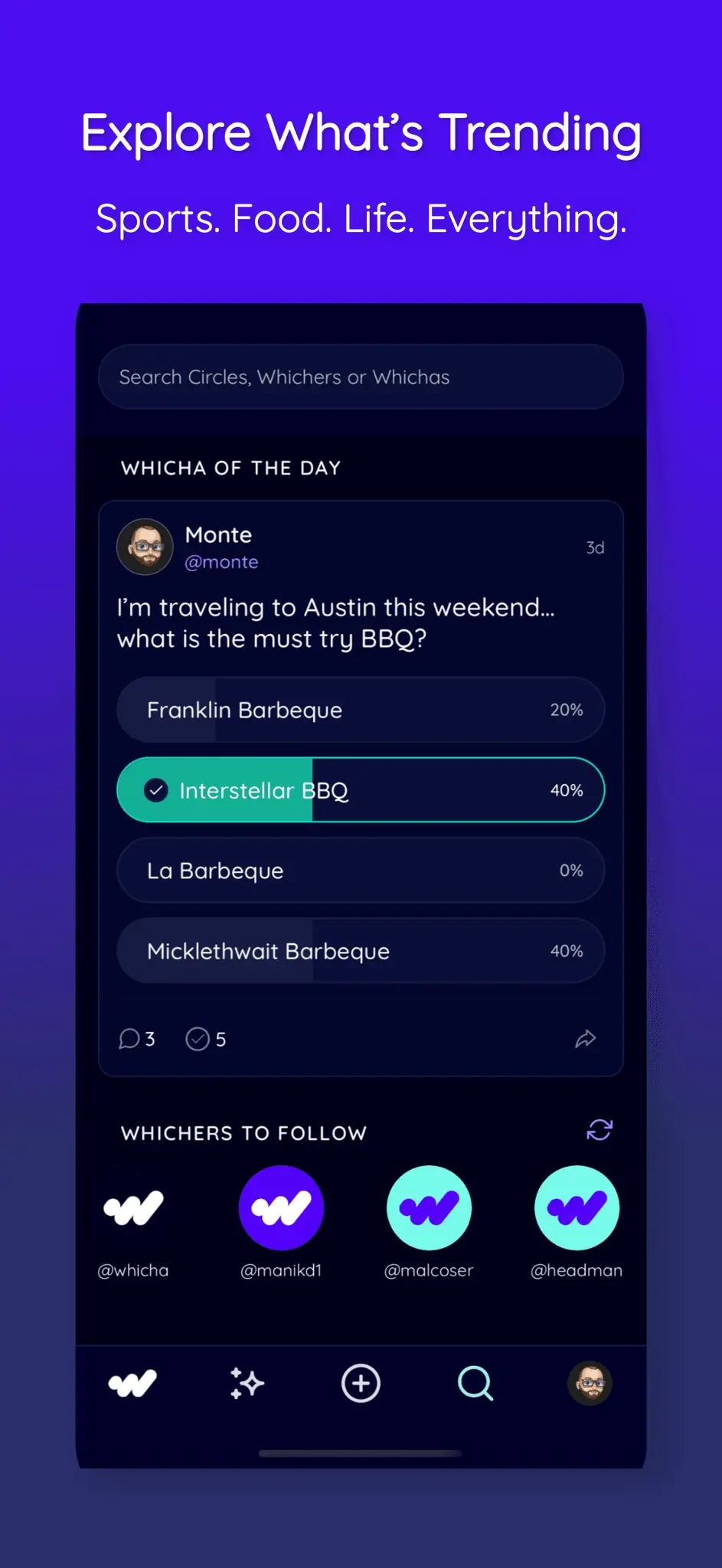 Screenshot 2 of Whicha Polling App