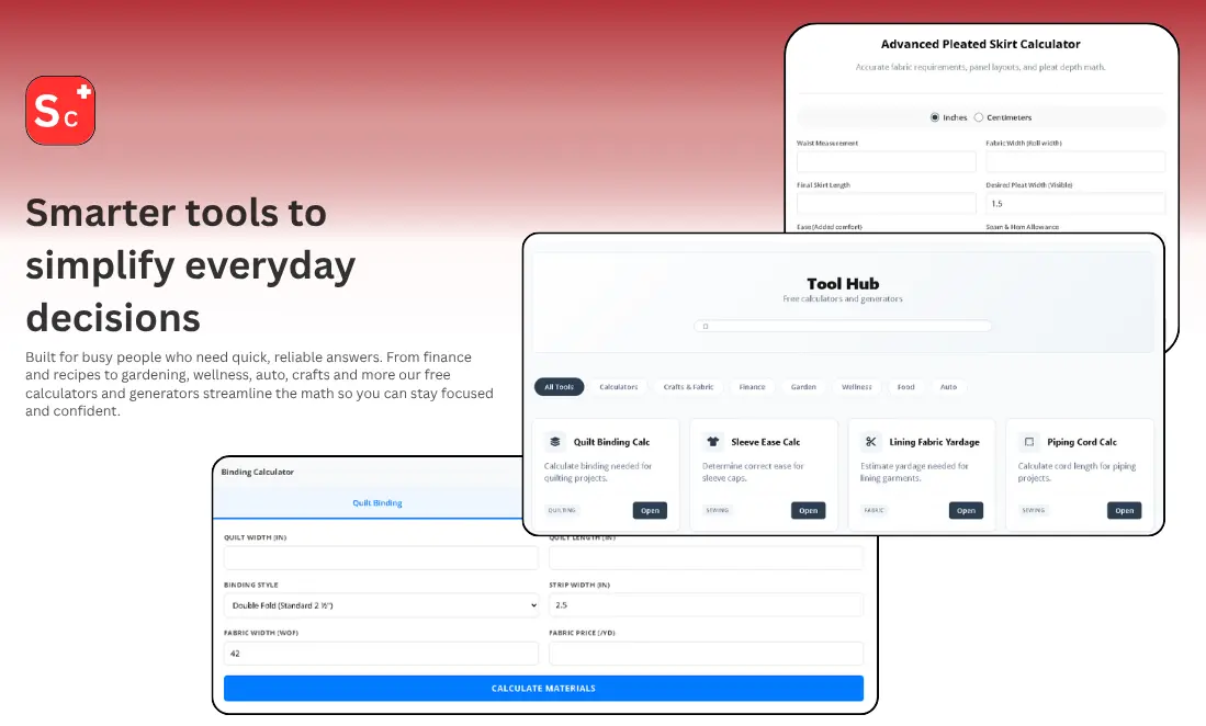 Screenshot 1 of SpeedCalcs — 300 Free Calculators