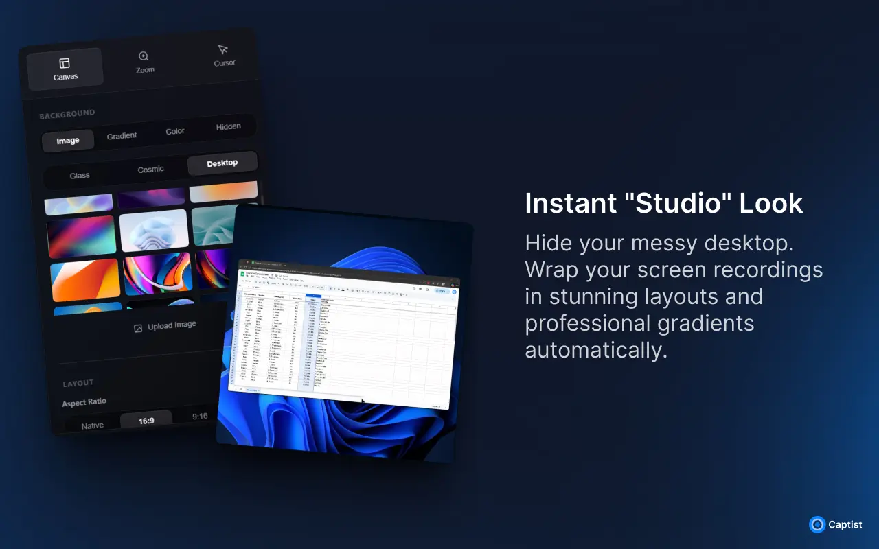 Screenshot 4 of Captist - Screen Recorder & Auto Zoom